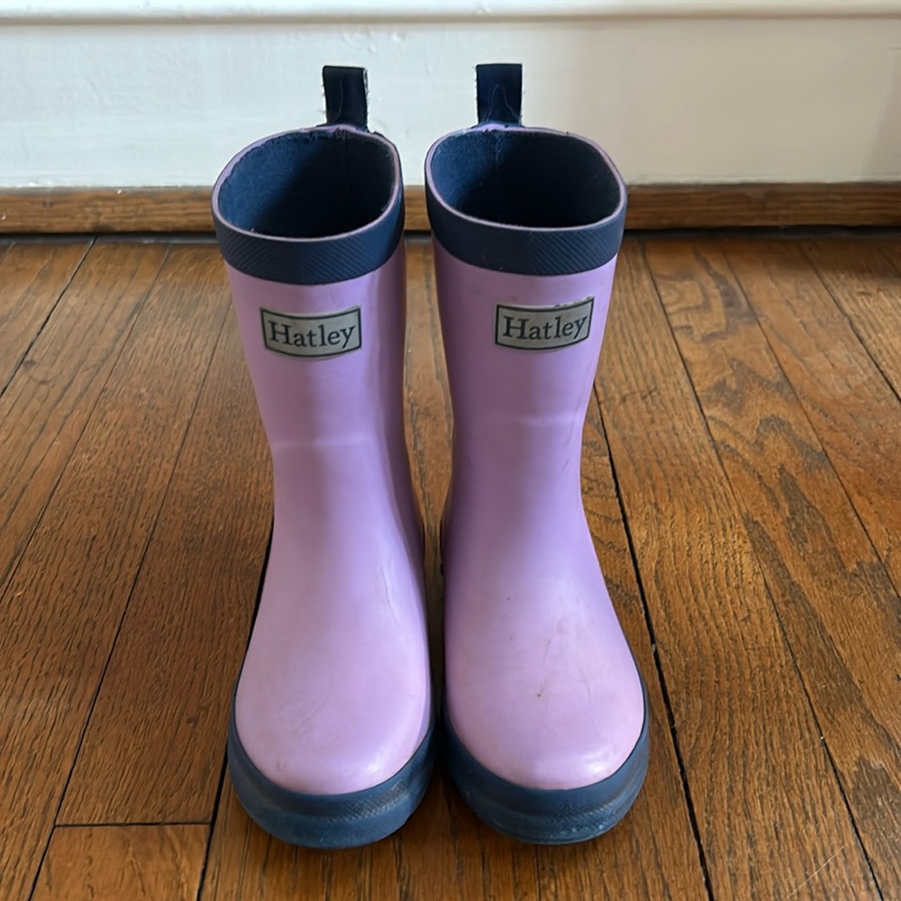 Hatley Lilac Classic Rain Boots (Size US 10)